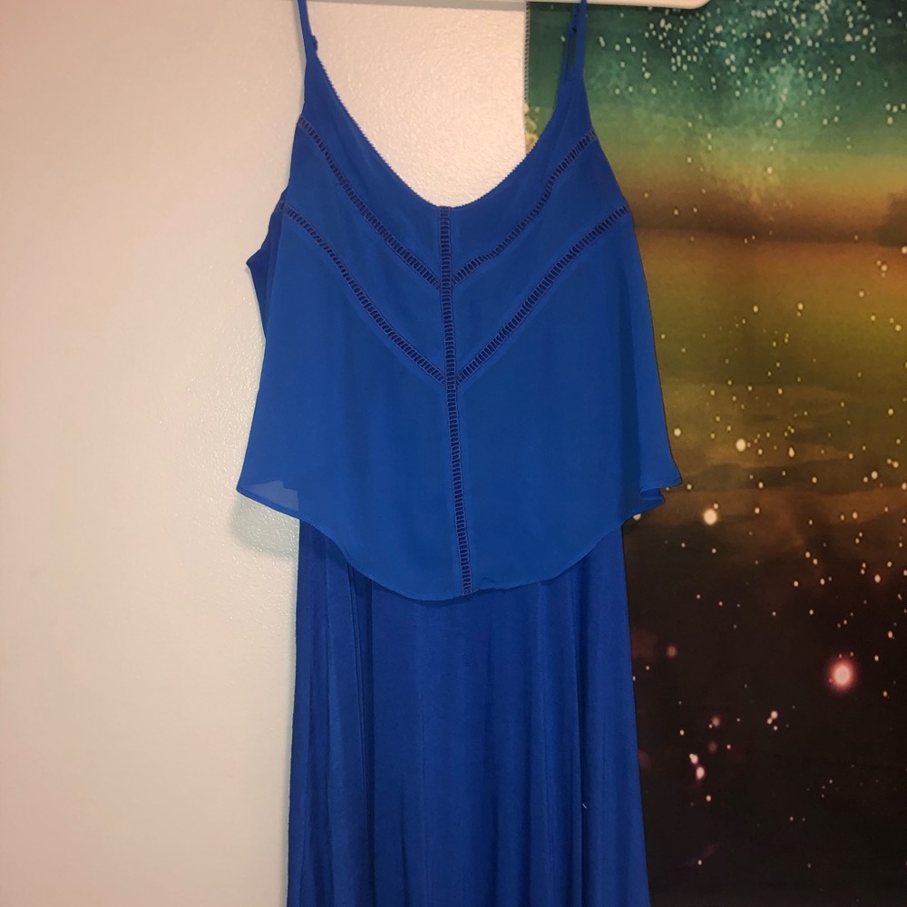Ana royal blue tank top dress
